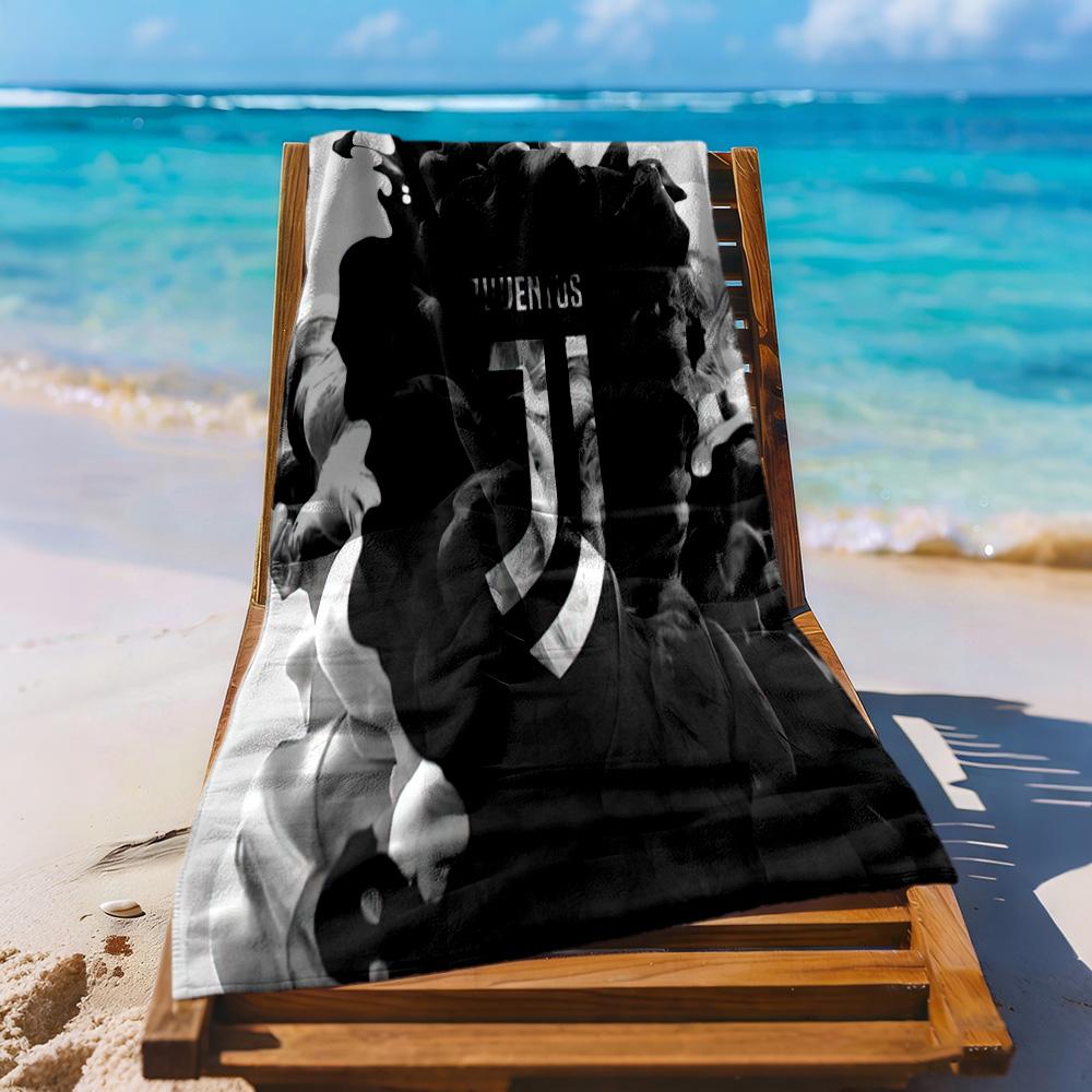 Juventus Beach Towel Quickdry Soft Microfiber Comfortable Lightweight Suitable For Swimming Gym Camping Yoga Vacation