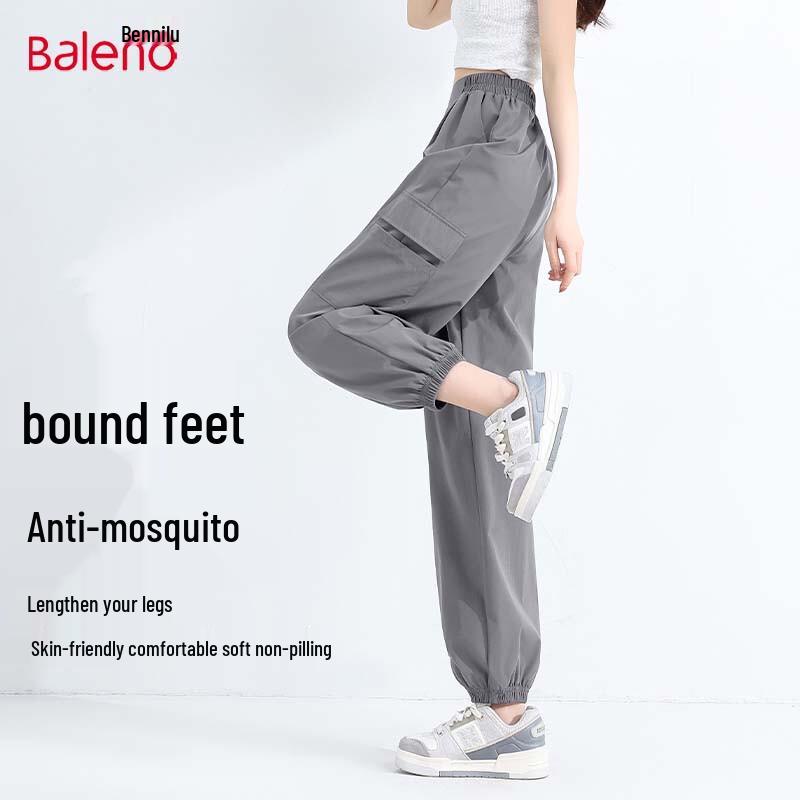 Baleno Women's High-Waisted Three-Proof Cargo Pants