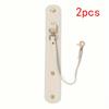 2PCS Portable Strap Holder with Clasp Women Beach Outdoor Snap-On Leather Glove Holder for Handbag Hat Towel