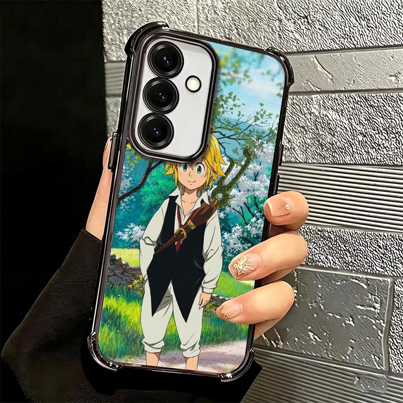 Seven D-Deadlys Sins Meliodas Soft Phone Case For Samsung A17 A27 A07 A37 A57 A16 A56 A15 A55 A14 A54 A13 A53 A26 A36 A25 A35 A2