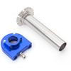 Krace Motorcycle 7/8" Handle bar Hand Grips with Anodized CNC Quick Twist Throttle Tube Motorized Lever Control Fit for Most Scooter Sportbikes ATV