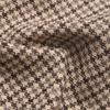 2026 Autumn/Winter Women's Slim-Fit Millefiori Brown Houndstooth Suit Jacket