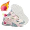 2025 Autumn Kids' Running Shoes: Waterproof, Anti-slip, Fleece-lined Sports Sneakers for Boys, Ideal for Middle and Big Kids