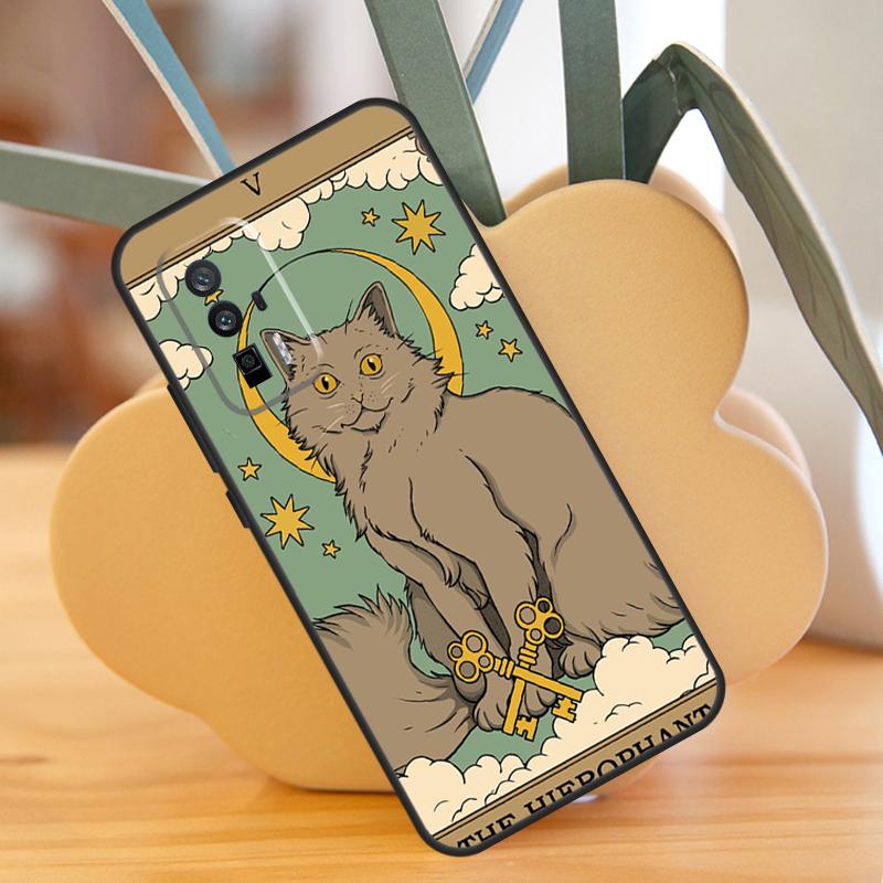 Cats Tarot Witchcraft Case For Xiaomi 14 13 Ultra 11T 12T 13T Pro 12 Lite POCO F6 F5 X6 M6 Pro X5 X3 F3 M5s Cover