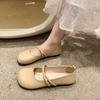 Damen Ballerinas Slipper Mokassins Runde Zehenpartie Mary Jane Schuhe für Damen mit Rabatt Günstig Ausverkauf Y2k Niedrigpreis Angebot Schuhverkauf