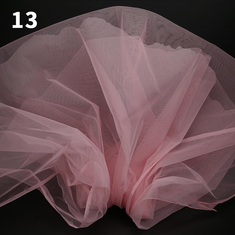 100x160cm Hard Tulle Mesh Fabric for DIY Wedding Dress Skirt Yarn Cloth Decoration Fabric by Per Meter Polyester Stiff Mesh New
