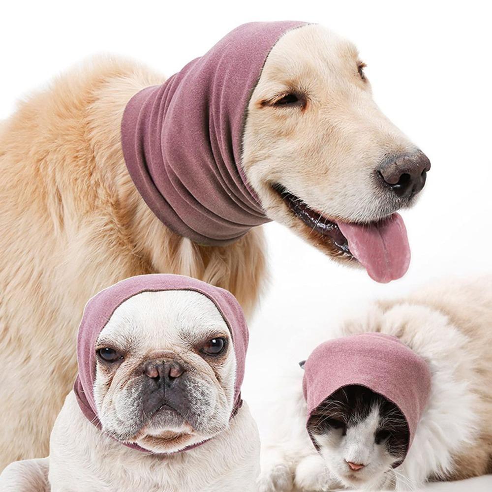 High Stretch Pet Ear Cover Washable Cat Ear Wrap Reusable Dog Ear Hood  Pet Grooming