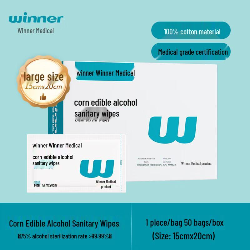 Winner Medical 75% Alcohol Disinfectant Wipes