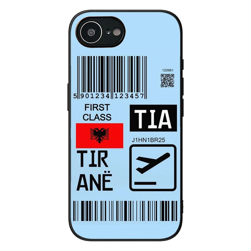 Cover for Apple iPhone 16 15 14 Plus 13 12 Mini 17 Pro Max + ProMax 16E Air 16+ 15+ Coque Phone Case Albanias Albanians Flag