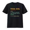 Yoga Girl T Shirt Instructor Lover Womens Meditation For Women Cute Girls Definition Print Cool  vintage Washed