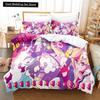 Fashion 3D Print Music Game  Muse Dash Bedding Set Single Twin Full Queen King Size Bed Set Adult Kid Bedroom Duvet cover Sets