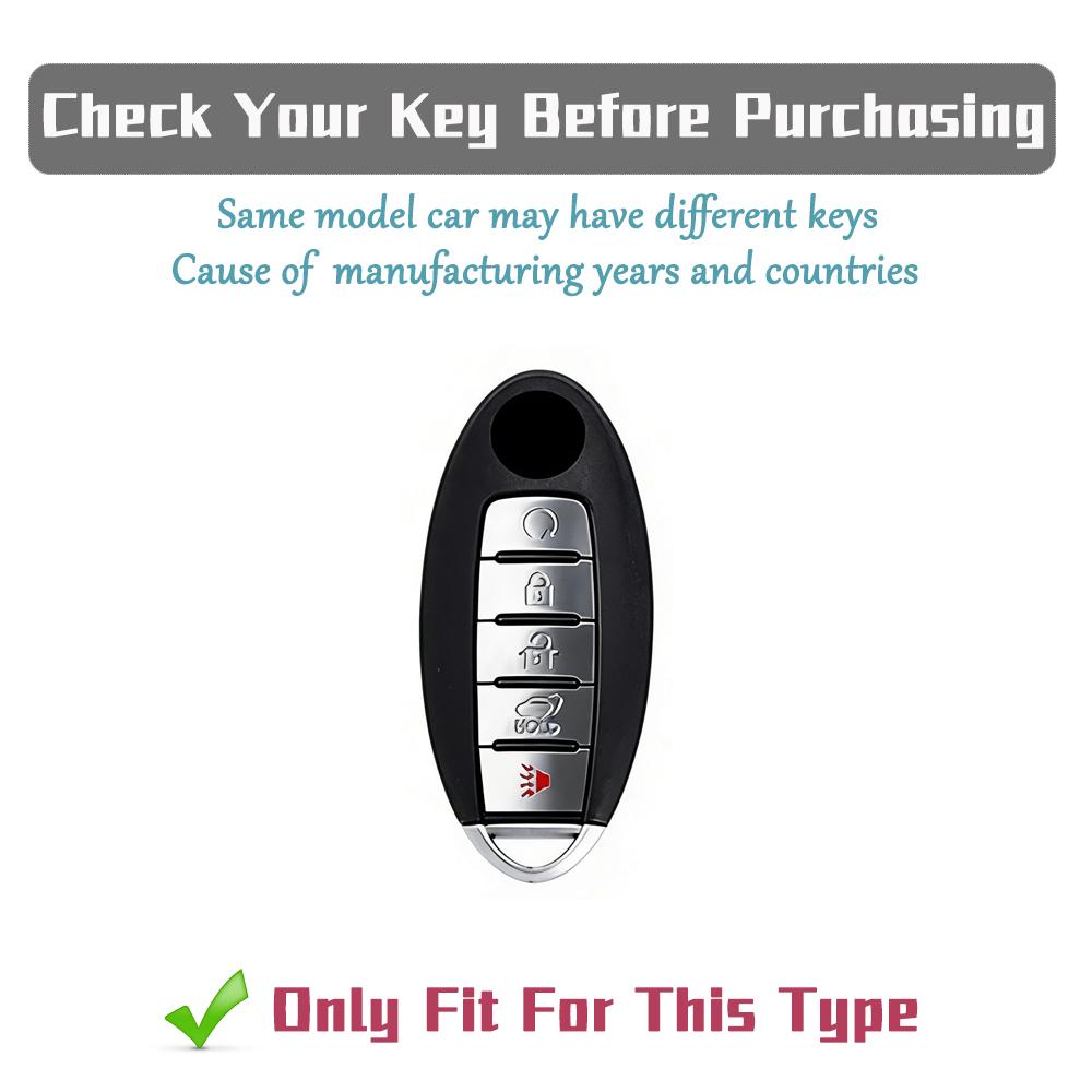 TPU Car Key Case For Nissan Qashqai J10 J11 X-Trail T32 T31 Kicks Pathfinder Tiida Juke Note 5 Buttons Key Cover Key Chain