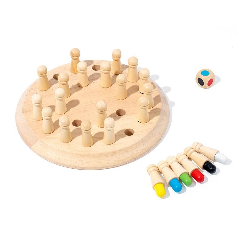 Color Memory Chess Board Kids Educational Toy Parent Child Interactive Game
