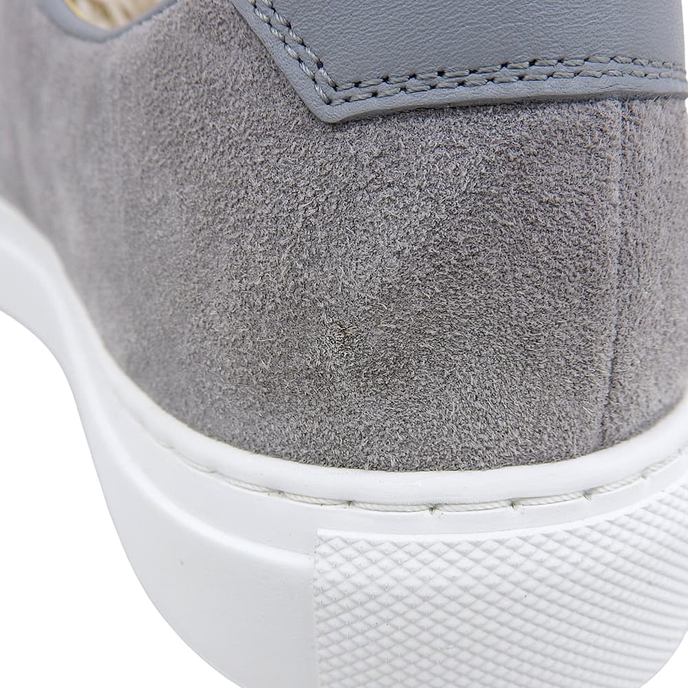 CQP GENOA Men's Suede Lace-Up Low-Top Sneakers, Gray, Size 10.8" Shoes 43 grayUsed