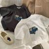 Boys' Cartoon Car Cotton T-Shirt - Short Sleeve, Lightweight, Summer Style