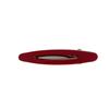 Acetate Hollow Oval Hair Clip - Simple Girly Duckbill for Bangs & Wispy Hair.