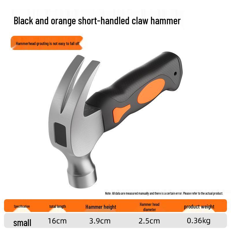 Multi-Function Mini Claw Hammer for Woodworking and Household Use