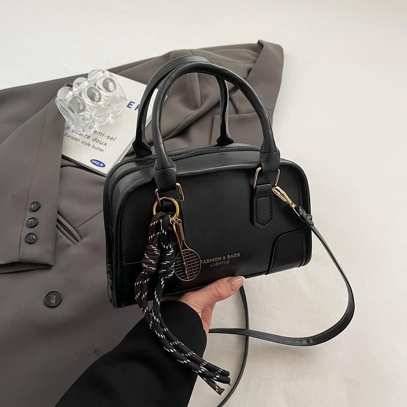 IELGY Simple Commuter Fashion One-Shoulder Portable Retro Small Square Bag No Pendent