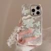 Mint Green Water Ripple Butterfly for IPhone 16 for Apple 15 Phone Case 13Promax Fairy 11 Chain 14