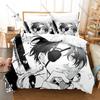 WIND BREAKER 2 Anime Style 3PCS Bedding Set Cozy Microfiber Bedding Kit Durable Design for Single Double Bed Room