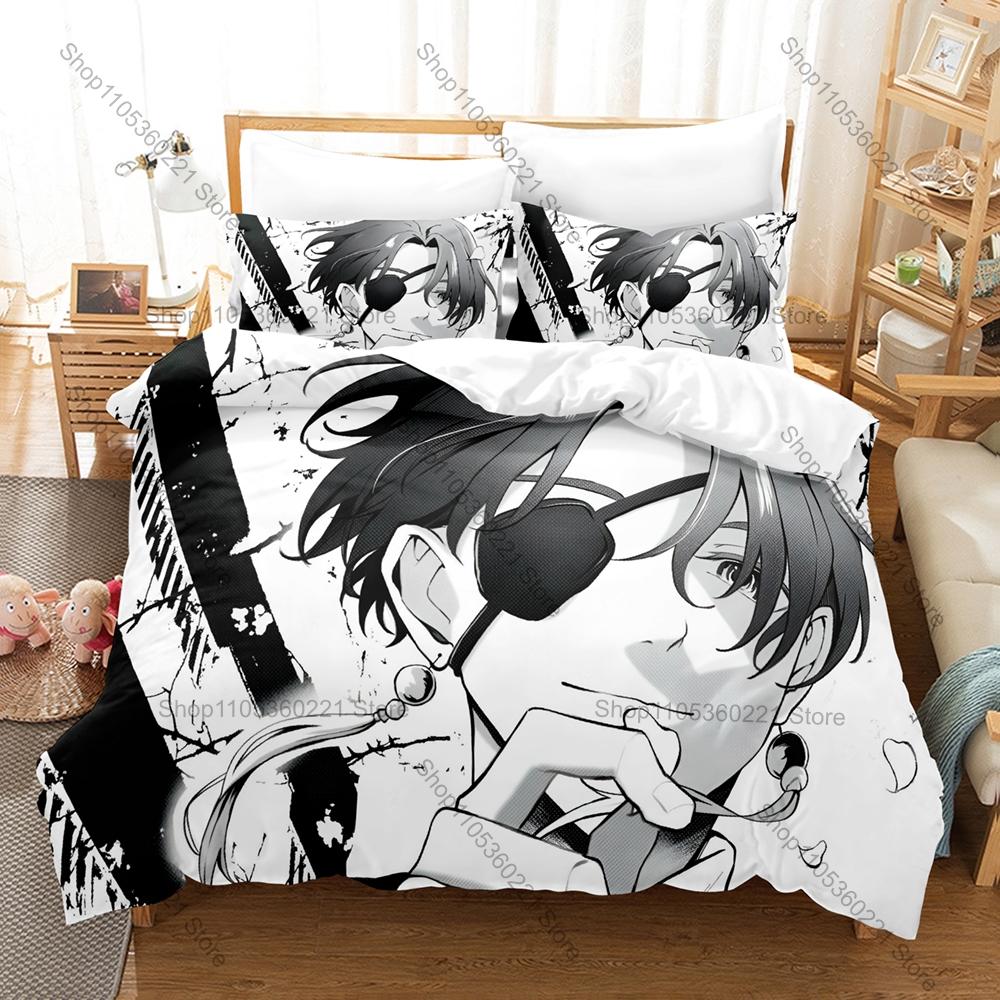 WIND BREAKER 2 Anime Style 3PCS Bedding Set Cozy Microfiber Bedding Kit Durable Design for Single Double Bed Room