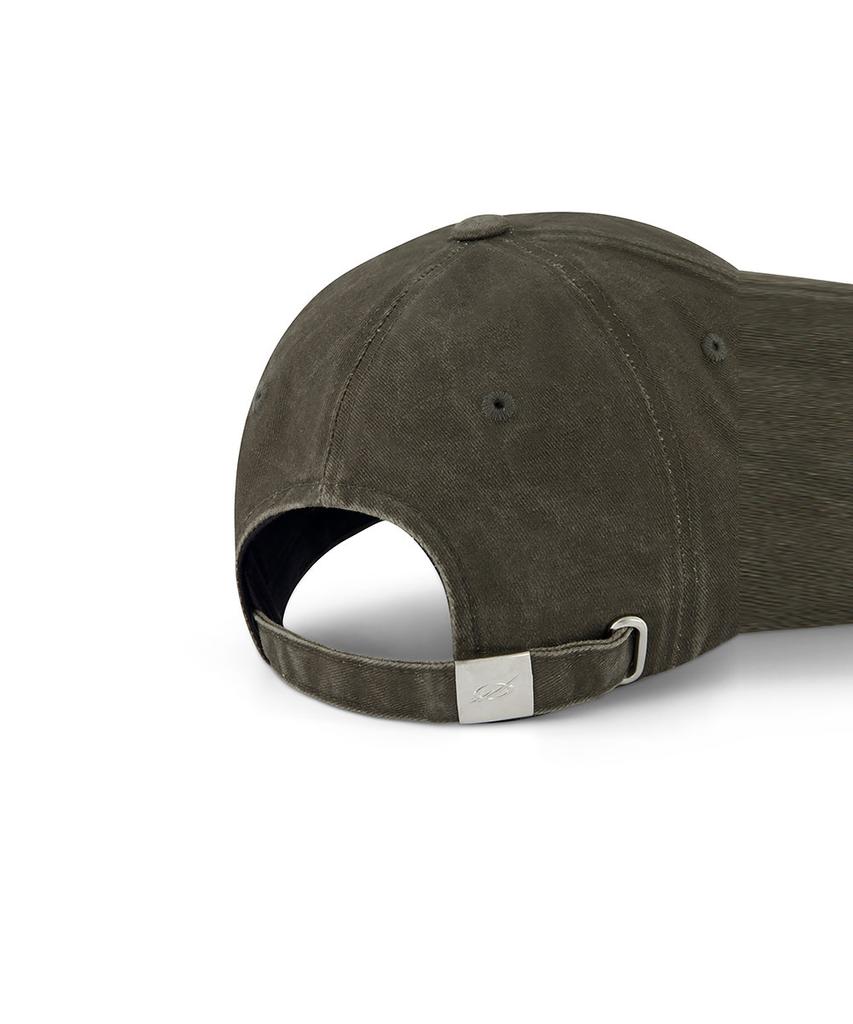 51Peosenteu Washed Logo Cap - Brown