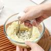 Handheld Potato Masher Non-slip Plastic Handle High Hardness Potato Smasher Manual Stainless Steel Potatoes Crusher Ricer