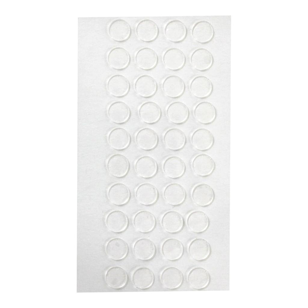 SDI Japan Przezroczysta dwustronna taśma klejąca do pocztówek, papieru, tymczasowych ekspozycji, antypoślizgowa, okrągła, 10 mm GRT-10, 40 sztuk