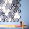 Hexagon Geometric Wall Concrete Molds Silicone Forms TV Background Decoration Wall Brick Molds For Wall Stone Tile Home Decor
