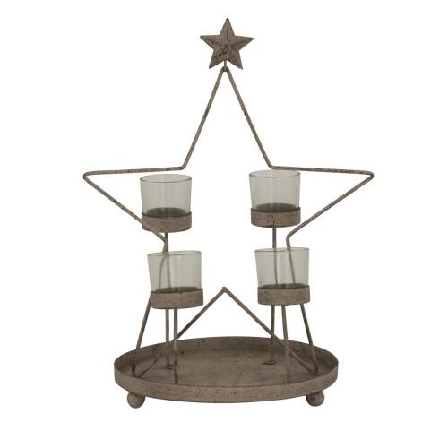 Hill Interiors Outline Star Candle Holder