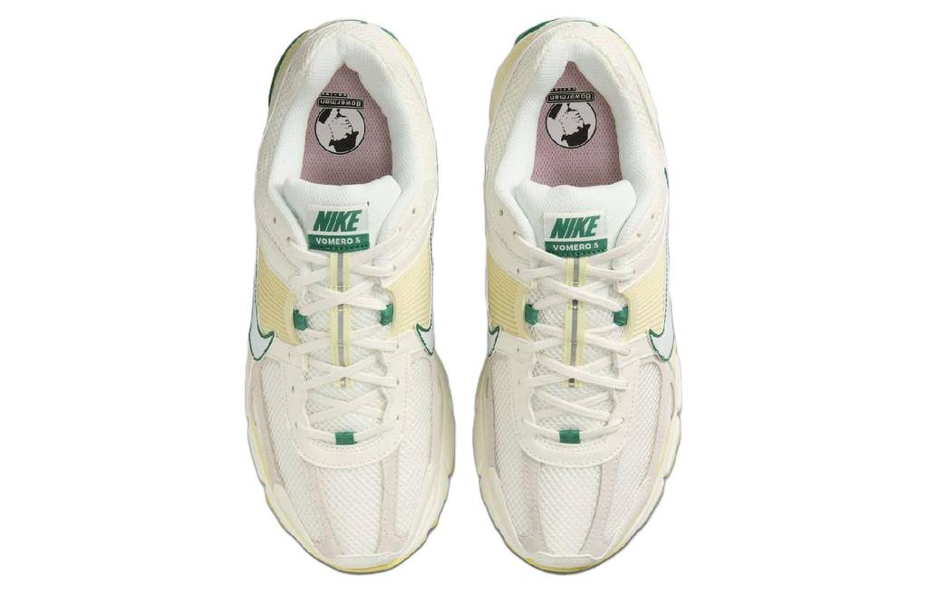 Nike Zoom Vomero 5 Low Top Running Shoes Men's Beige Yellow Green FN8361-100
