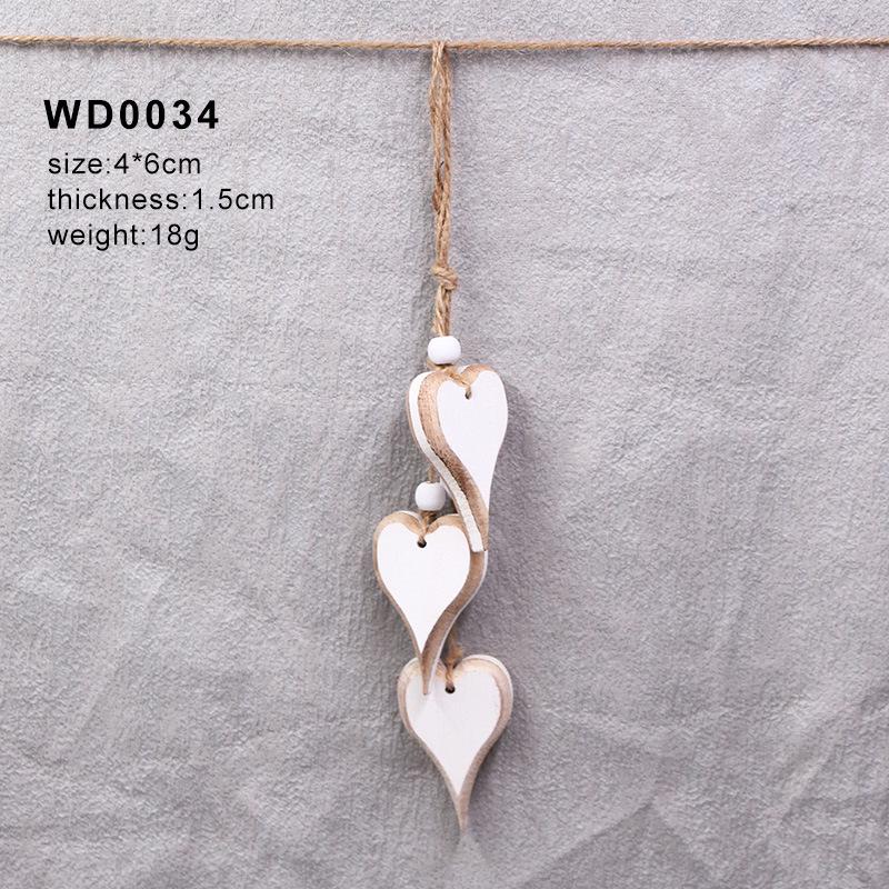 Vintage Wooden Heart Crosses: Retro Home Decor & Wedding DIY