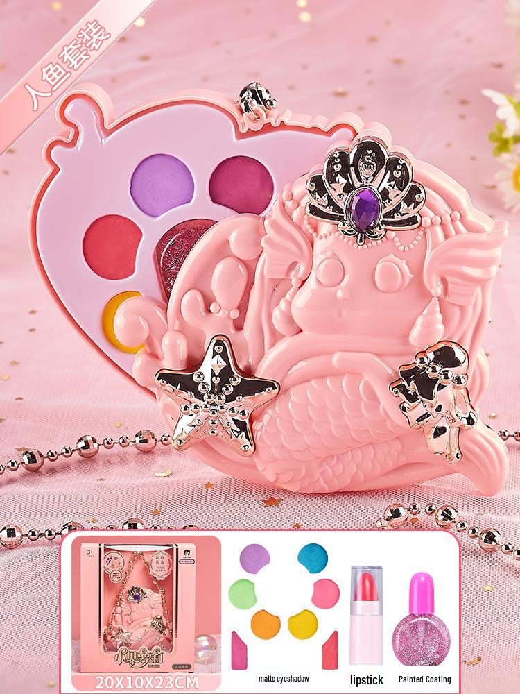 Children's Lipstick Toy Set: Makeup Box for 3-6 Year Old Girls