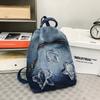 Student Schultasche Denim Rucksack Mittelschule Student Gradient Rucksack