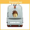 Roblox Rucksack für Kinder mit großem Fassungsvermögen und strapazierfähigem Oxford-Canvas-Material