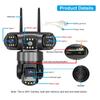 Wireless WiFi/4G Network Camera, HD Night Vision Waterproof CCTV Surveillance, Triple Lens and Triple Screen Security Video Recorder