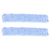 2Pcs Microfiber Window Scrubber Refill Sleeves 35Cm Reusable Glass Cleaning Replacement Streak Free High Absorption Washable