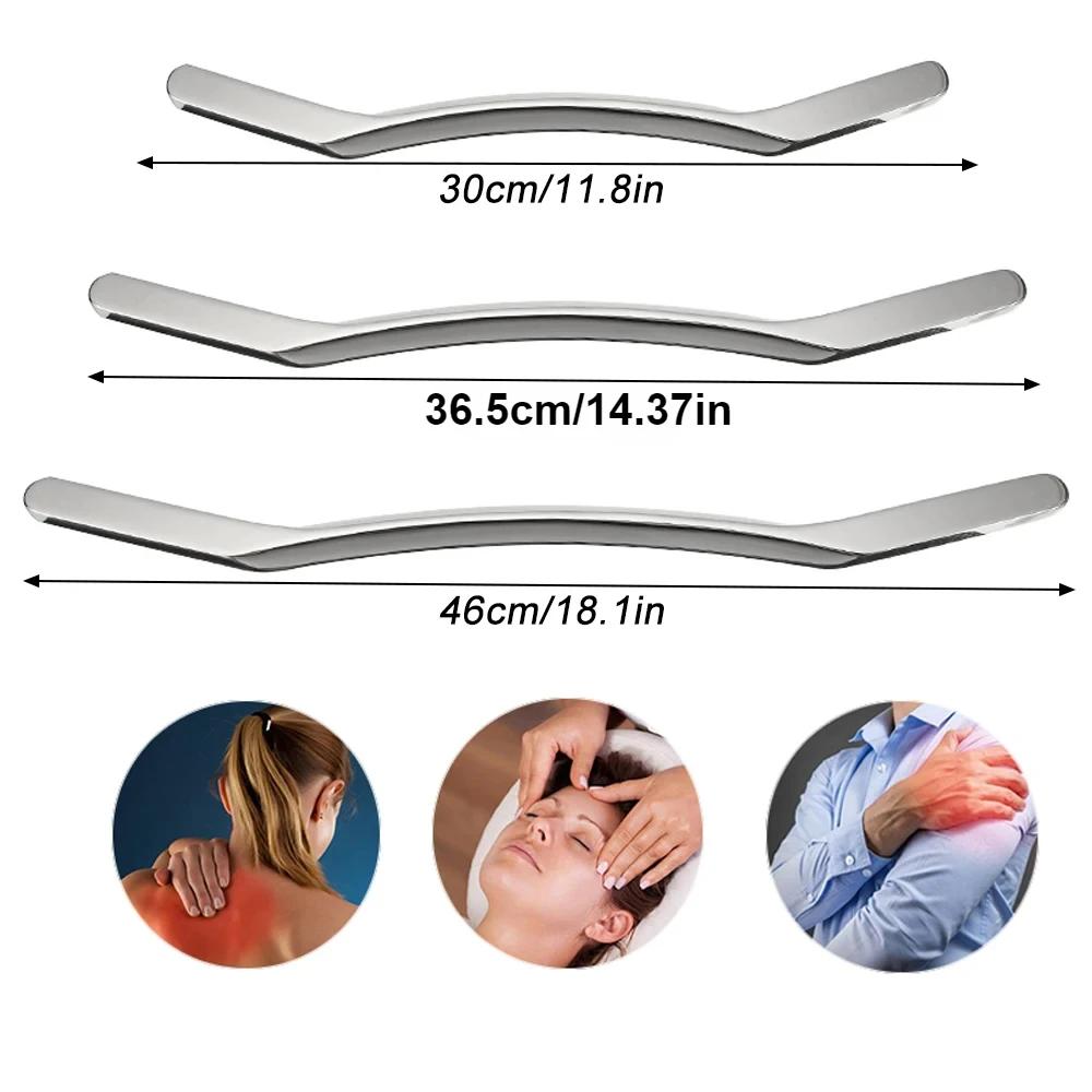 Stainless Steel Gua Sha Scraping Massage Tool Guasha IASTM Tools Help Relieve Sore Muscles Soft Tissue Mobilization Scrapper