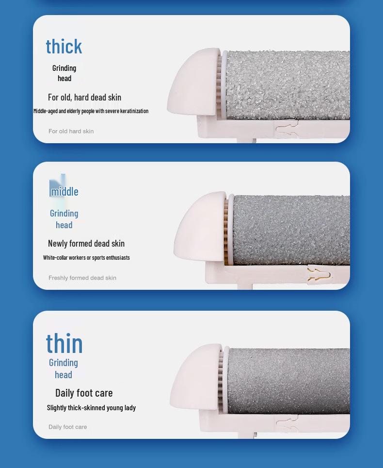 Digital Display Electric Callus Remover & Foot Scrubber Pedicure Tool