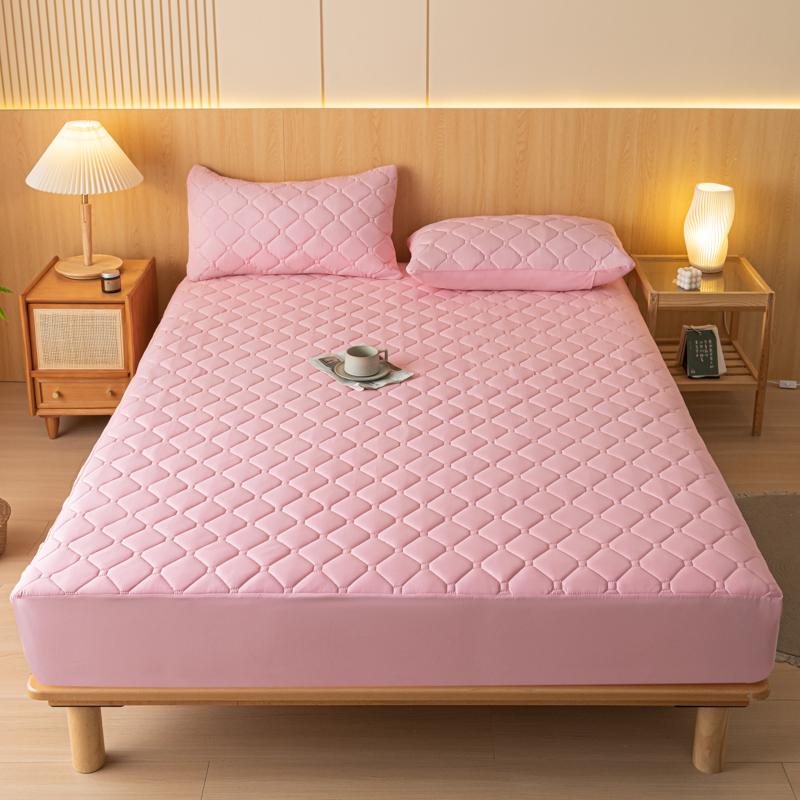 Waterproof Mattress Cover Antibacterial Mattress Protector Breathable Bed Fitted Sheet Single/Double/King/Queen/140/160/200