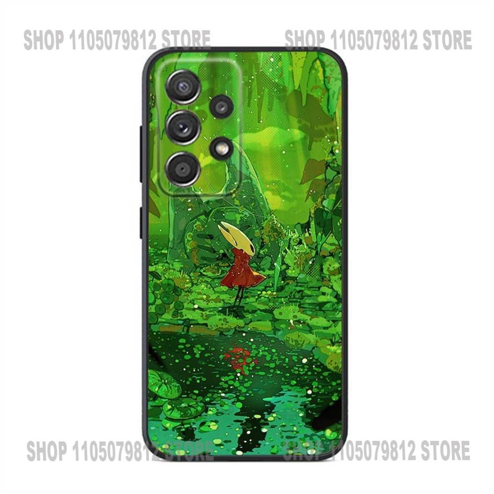 Game The H-Hollow K-Knight Phone Case For Samsung S25,24,23,22,21,20,Ultra,10,10E,Plus Note20 Black Case