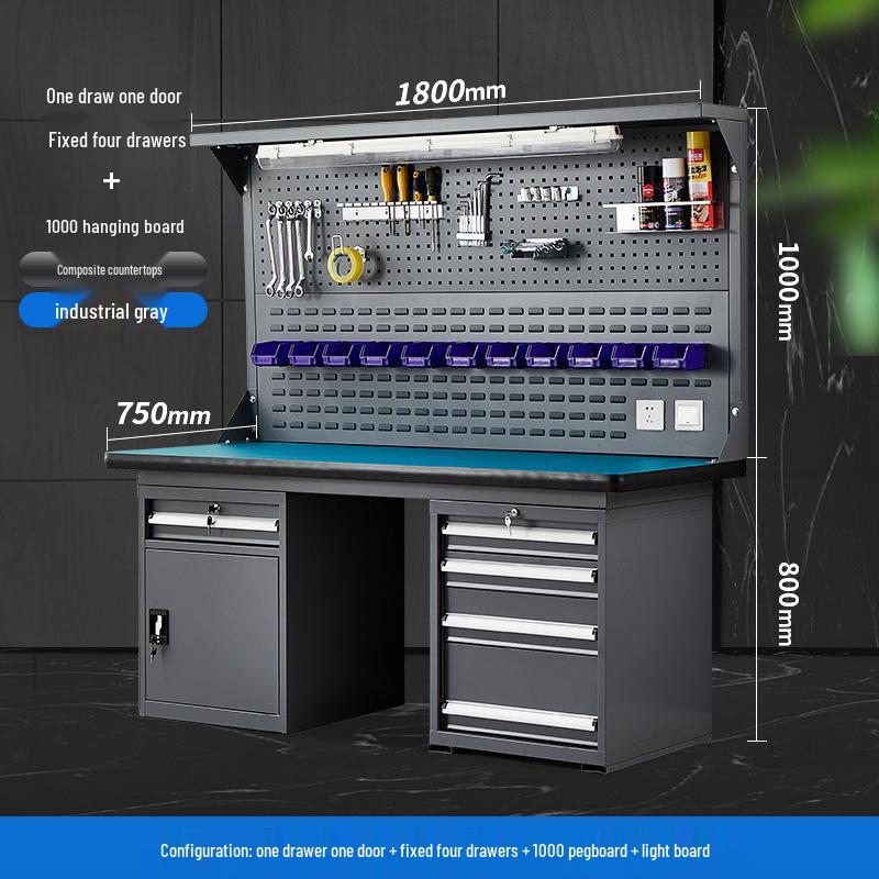 Heavy-Duty Stainless Steel Anti-Static Workbench for Laboratory and Workshop Use