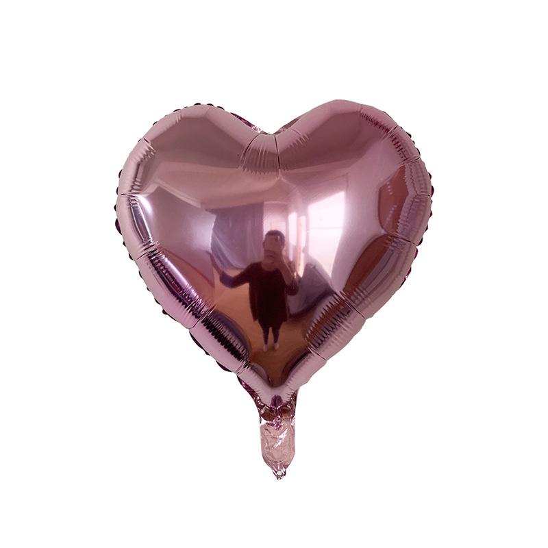Heart-shaped Aluminum Foil Balloon - 18-inch Valentine's Day Confession Balloon