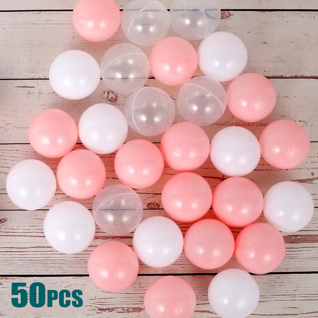50/200pcs Ball Pit Balls for Kids 1.6inch Swim Pit Toys BPA-free Colorful Fun Balls Crush Proof Macaron Ball Pit Balls