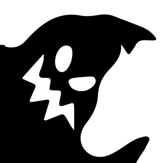 Halloween Garden Sign Peeking Ghost Wall Art Decoration Metal Ghost