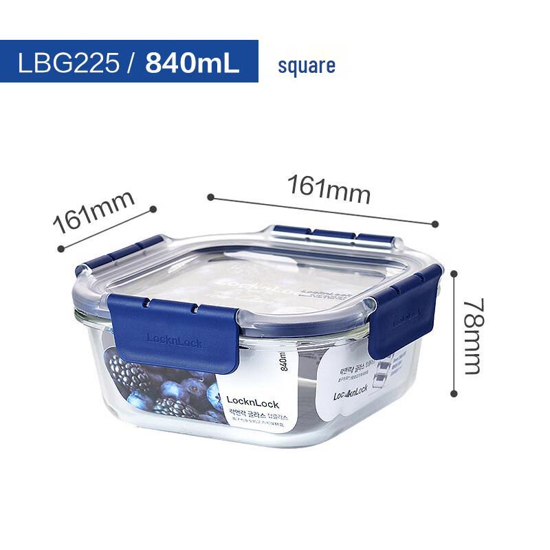 ZISIZ LocknLock Glass Food Storage Container
