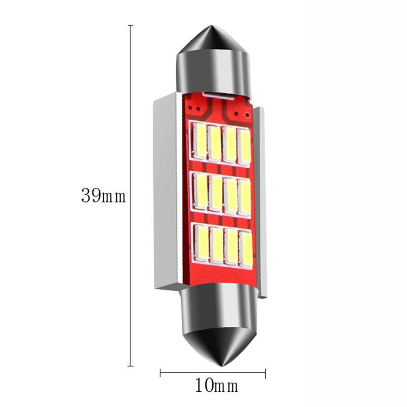 

1X 4014 SMD светодиодный C5W C10W автомобильный светильник для чтения Авто гирлянда внутренняя купольная лампа 31 мм 36 мм 39 мм 41 мм 39mm