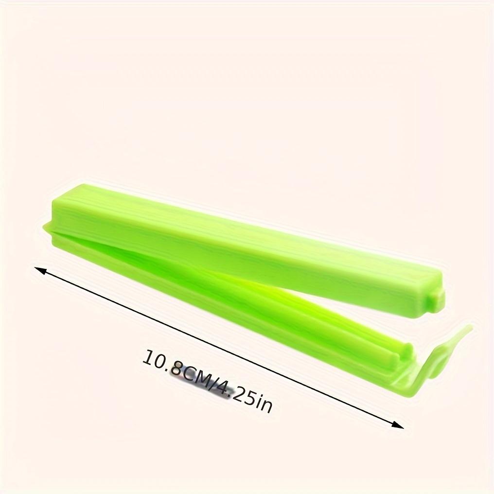 10 ks Plastové klipsy na vrecká s potravinami, Opakovane použiteľné tesniace svorky, Odolné proti vlhkosti a prachu, Udržiavanie čerstvosti, Kuchynské organizéry a úložné doplnky.