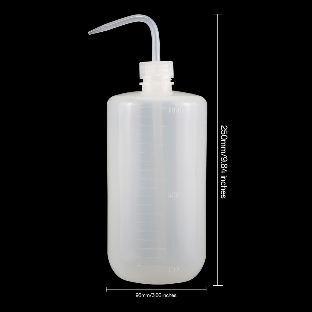 250/500/1000mL Plastic Squeeze Bottle with Scale Labels Watering Tools Watering Can White for Indoor Plants Cleaning Washing