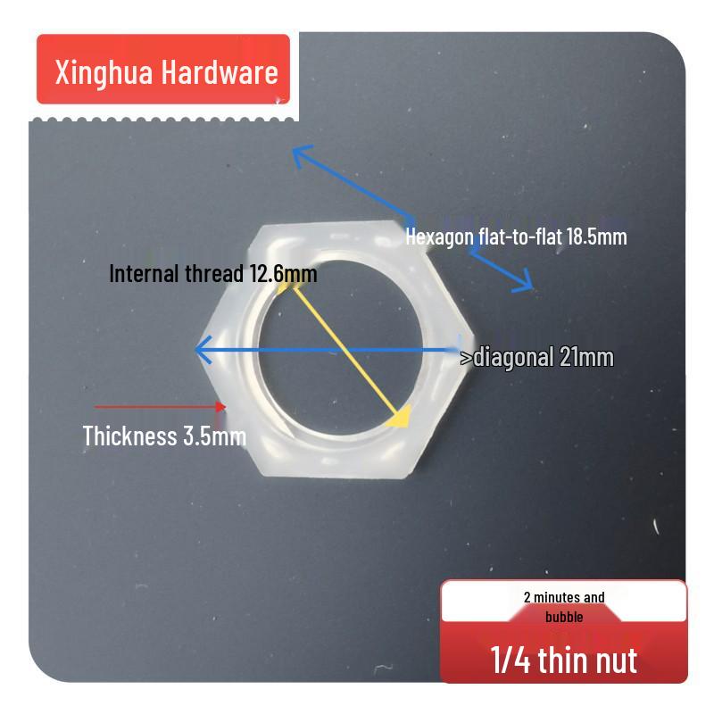 POM Anti-Corrosion Plastic Steel Connector with Internal and External Threads for Water Pipes and Tanks